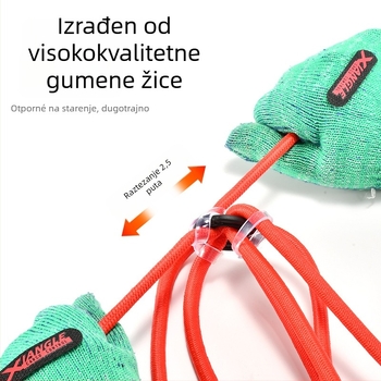 Remen za pakiranje prtljage s kopčom s osam zubi, debeli gumeni kabel, nosivost 30 kg, proizvedeno u Suzhou, Jiangsu, privatna etiketa dostupna