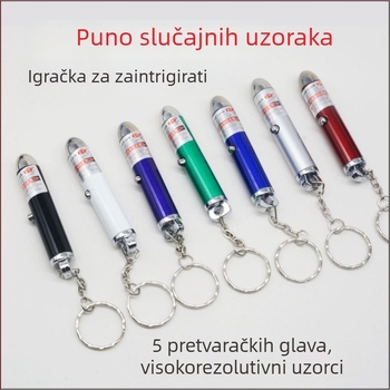 Yirui Nostalgijski dječji laserski projektor iz 80-ih — više obrazaca projekcije, infracrveni laserski pokazivač, zabava za mačke