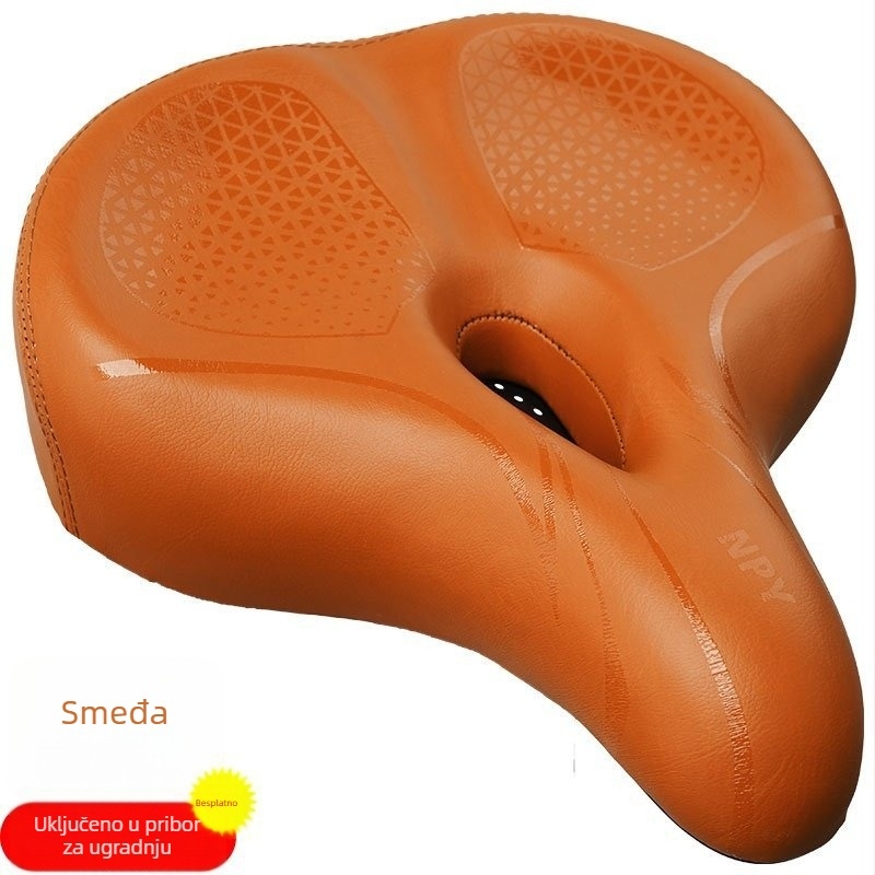 NPY sjedalo za bicikl, ventilirano, vodootporno, universalno, model KS-912ST-1, materijal: spužva i PU