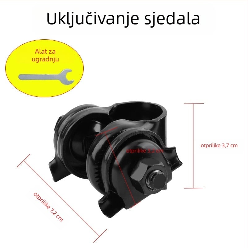 Sjedalo za bicikl 6456, karbonska čelika, za planinske bicikle