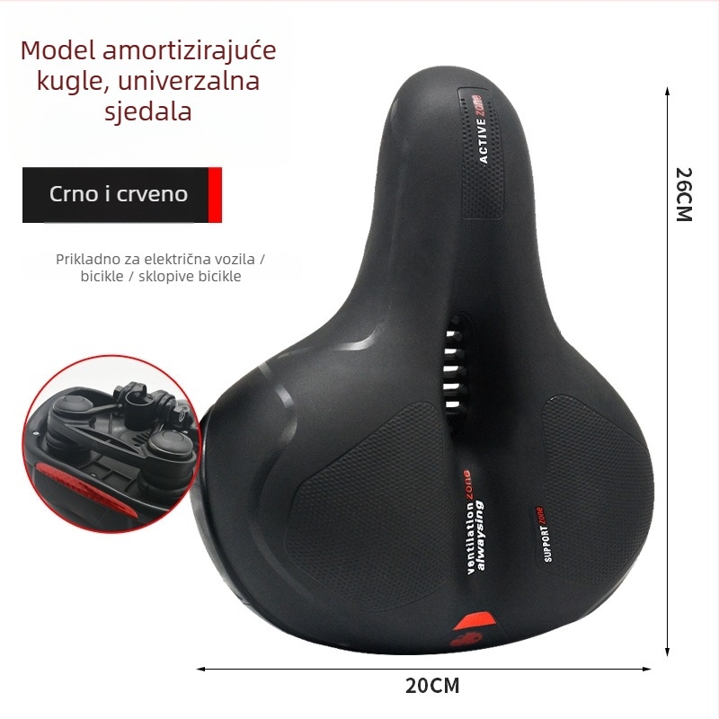 Sjedalo za bicikl Mojielong, PU materijal, model 006, za planinske bicikle