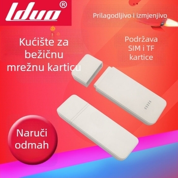 Kućište za bežičnu mrežnu karticu, ABS plastika, podržava TF karticu i USB