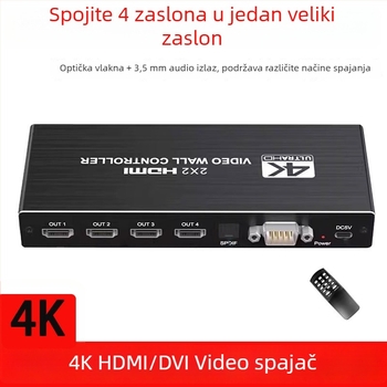 HDMI 4K video splicer 2x2 četverostruki procesor za videokonferencije – Kl-viki Kl-1j2c