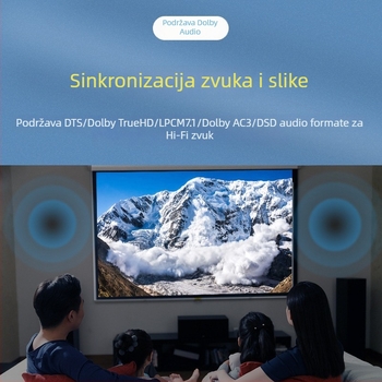 HDMI prekidač 2 ulaza 1 izlaz, 8K rezolucija, Windows kompatibilan, upravljanje napajanjem