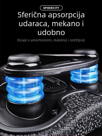 Sjedalo za bicikl s apsorpcijom udara, TUJIYD T47515, PU materijal, za planinski bicikl