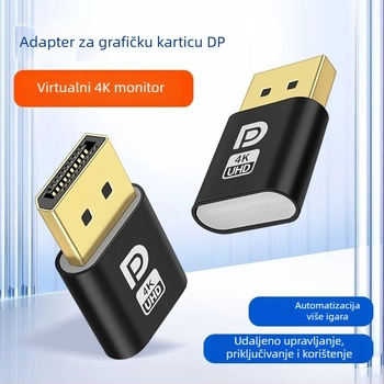 DP virtualni monitor – 4K bežični adapter, Windows 7 kompatibilan, daljinsko buđenje