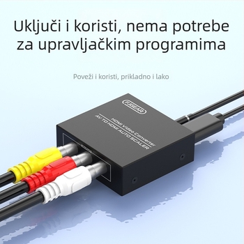 AV na HDMI HD video pretvarač – FJGEAR FJ-AH1308, 1280x720, videokonferencija, Windows kompatibilan