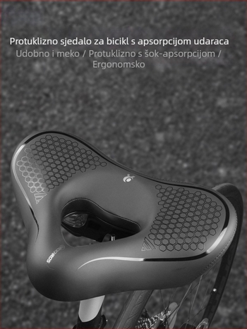 DRCKHROS sjedalo za planinski bicikl, model 6691, materijal: spužva, univerzalna kompatibilnost