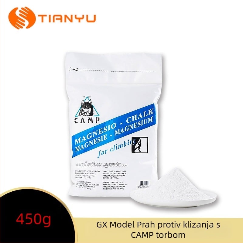 CAMP magnezijev karbonat anti-slip prašak GX 450 g u vrećici, kutije 30 ili 40 vrećica
