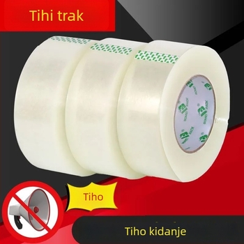 Pakirna traka | BOPP film; ljepilo na bazi vode; namijenjena za zatvaranje i pakiranje; temperaturna otpornost -20 do 40 °C; jaka adhezija i čvrstoća