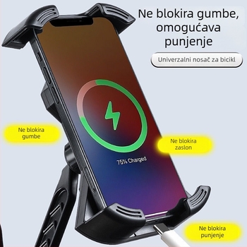 Fei Huangjia držač za telefon za automobil – univerzalni plastični nosač s anti-vibracijskom funkcijom, za motocikle i električna vozila