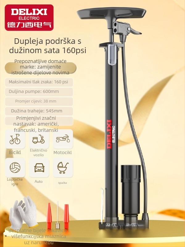 Ručna pumpa za bicikle, prijenosni mini napuhivač