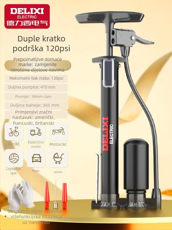 Ručna pumpa za bicikle, prijenosni mini napuhivač