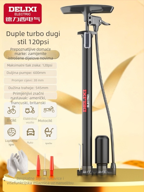 Ručna pumpa za bicikle, prijenosni mini napuhivač