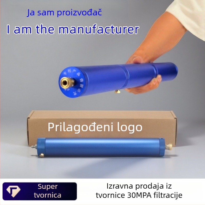 Filter za odvajanje ulja od vode s dvostrukim odjeljivanjem za visokotlačnu pumpu za nadimanje, aluminijsko tijelo, ARKEN