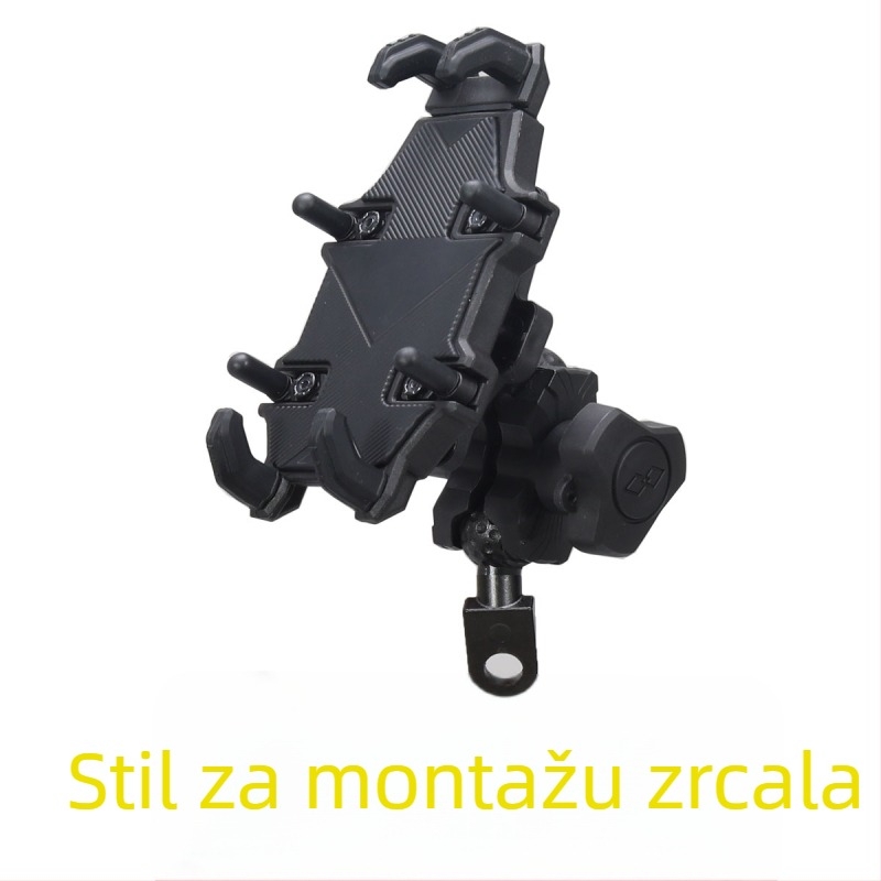 Držač za telefon za bicikl s zaštitom od udara navigacije, plastični, opći stil, prilagodljiv
