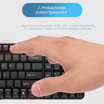ABB-US201 USB port dijeljeni preklopnik: automatsko/ručno prebacivanje, USB 2.0, za tipkovnicu, miš i USB disk