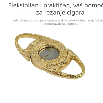 Rezač za cigare, nehrđajući čelik, ručno izrađen, gravura na metalu, prilagodljiv, profesionalna kvaliteta