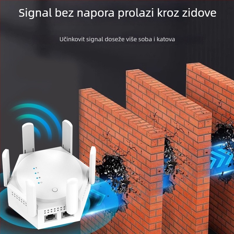 Broad Vision GSJ1800 Bežični AP – domet 8–10 m, brzine gigabit ili više, 802.11n, 110–220 V AC
