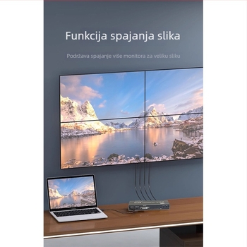 Oxygen OZJP3 HDMI splicing procesor — 1 ulaz, 4 izlaza, 4K/1080p, upravljanje napajanjem