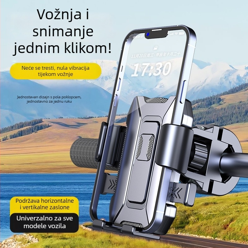 Držač za telefon za električna vozila, motocikle i planinska bicikla | Legura + plastika | Model 108 | Auto nosač za telefon | Podrška prilagodbi