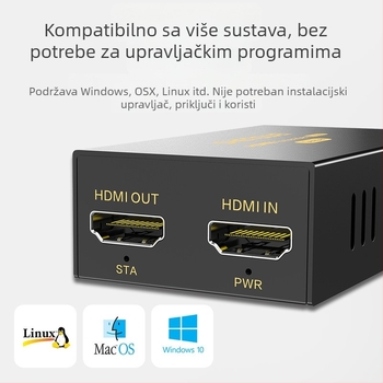 HDMI mrežni proširivač DH2120AB, RJ45 prijenos 120 m, 1080p, daljinsko buđenje