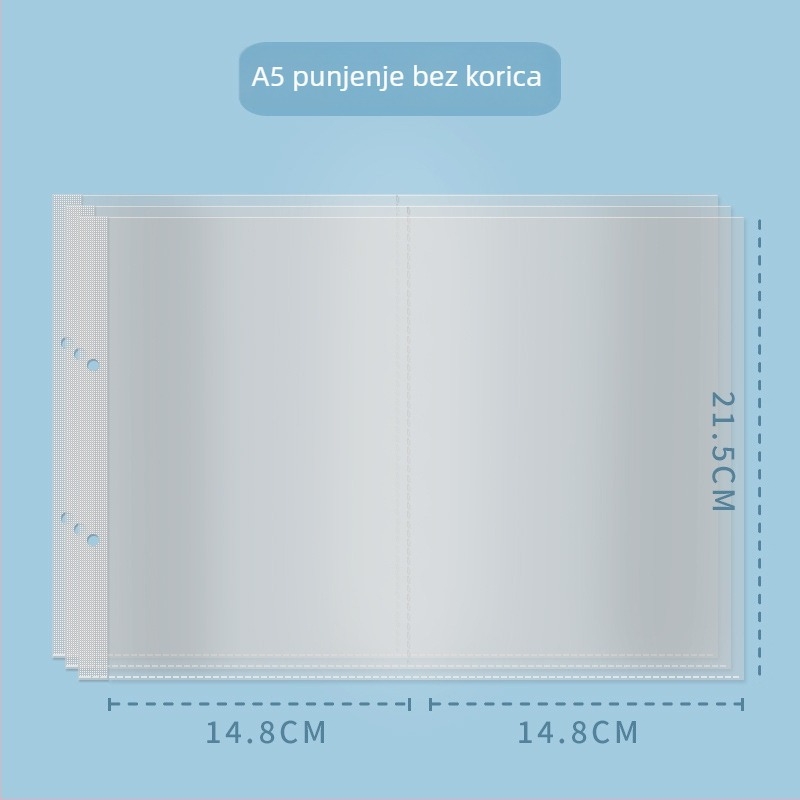 Organizator za trudnoće A5 s preklopnim A4 folderom - plastika, 100 stranica, tisak logotipa, prilagodljivo