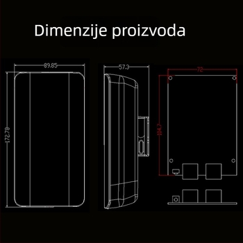 Kućište za bežični most i WiFi pojačivač/repeater – zaštitni okvir AP/CPE