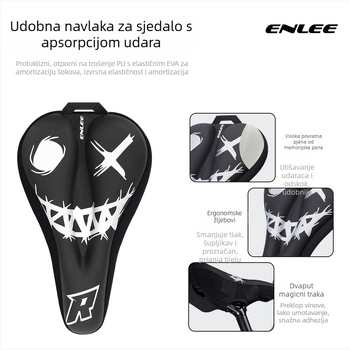 Navlaka za sjedalo bicikla ENLEE En-350, PU materijal, univerzalna za bicikle