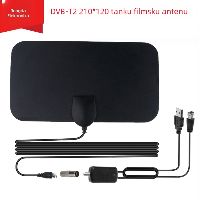 Unutarnja HD digitalna antena za TV sa pojačalom, model YT13