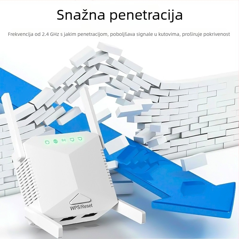 WiFi repetitor HA146 - Dvobandni, domet 1200 m, 802.11ac, Gigabit brzina
