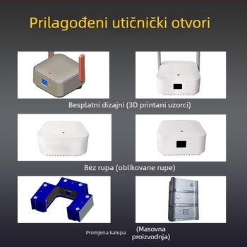 Kućište za WiFi pojačivač signala LYQ013, ABS+PC, električno kućište, marka 013