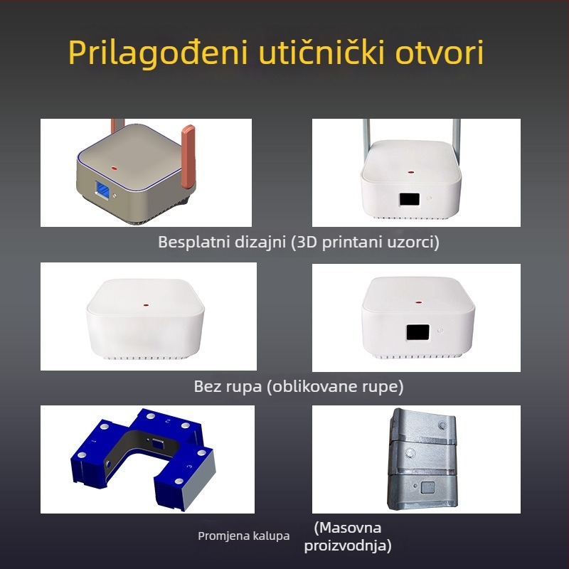 Kućište za WiFi pojačivač signala LYQ013, ABS+PC, električno kućište, marka 013