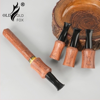 OLD FOX Usni dio za cigare iz Rosewood-Acrylic — prilagodljiv, uz priručnik, jednostavan stil