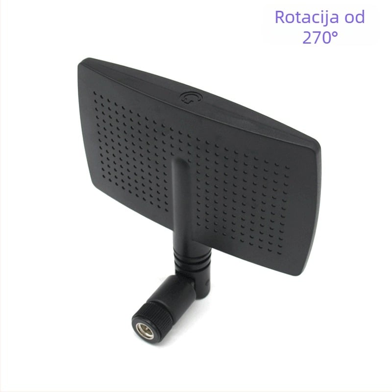haonuo Usmjerena plošna antena, dobitak 8 dBi, raspon frekvencija 2.4–2.5 GHz, izlazna impedancija 50 Ω, SWR ≤ 2.0