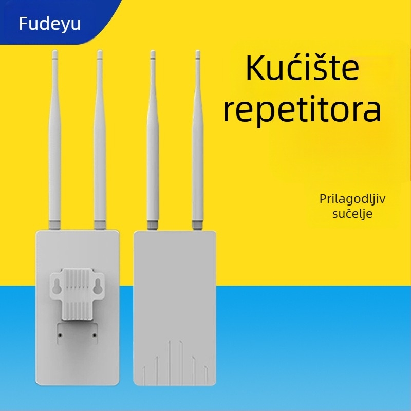Kućište repetitora za vanjski bežični AP signalni pojačivač, ABS materijal, elektroničko kućište Fu deyu