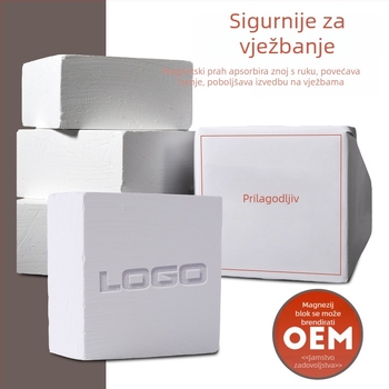 Kocke magnezijeve prašine Mountain rock – protuklizni blokovi za penjanje i gimnastiku