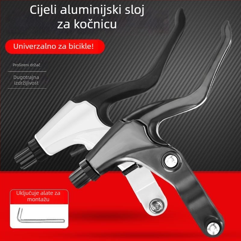 Ručka kočnice za bicikl – aluminijska legura, mehaničko kočenje, univerzalna kompatibilnost za planinske i dječje bicikle, marka Senowoiry/Ji Rui