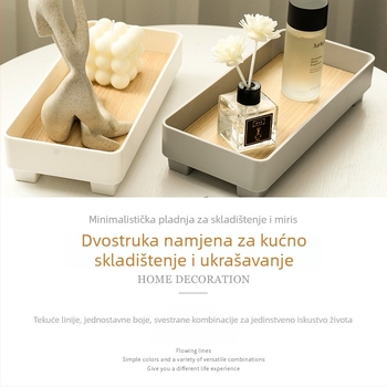 Drveni pladanj za pohranu nakita - kapacitet 2L, model 5042
