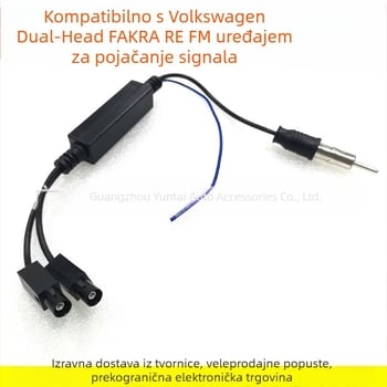 Evoresn/Yisen VW-18 Fakra RE2 FM antene pojačivač adapter – VW/Audi, bakar