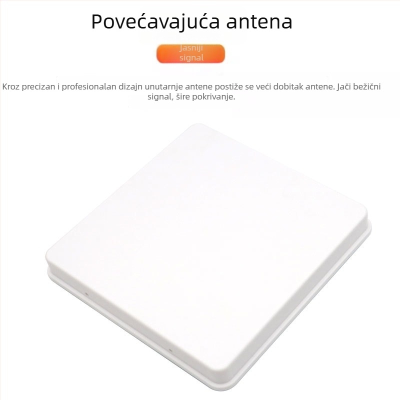 Usmjerena plosnata WiFi antena, dobitak 14 dBi, 2,4/5,8 GHz, za most i AP baznu stanicu