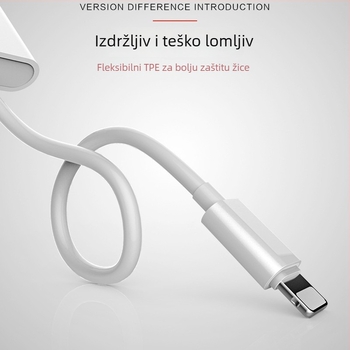 Adapter za slušalice za iPhone – Lightning na 3,5 mm, Type-C audio pretvarač, neutralna marka, opći model, kompatibilan s Xiaomi/Huawei/Letv, privatna oznaka dostupna