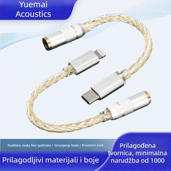 3,5 mm adapter kabel za mobilne telefone – univerzalna kompatibilnost, punjenje, prijenos podataka i audio/video izlaz