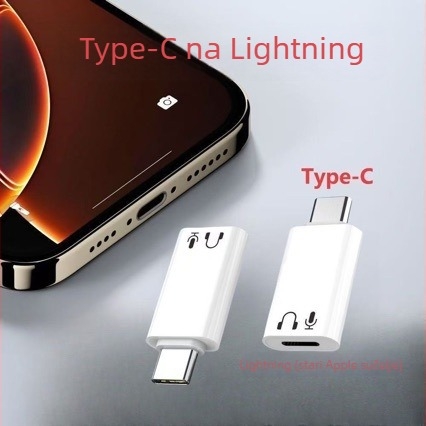 Barosch Lightning ženski–Type-C muški adapter, aluminijska legura, kompatibilan s Apple uređajima, za slušanje glazbe i pozive
