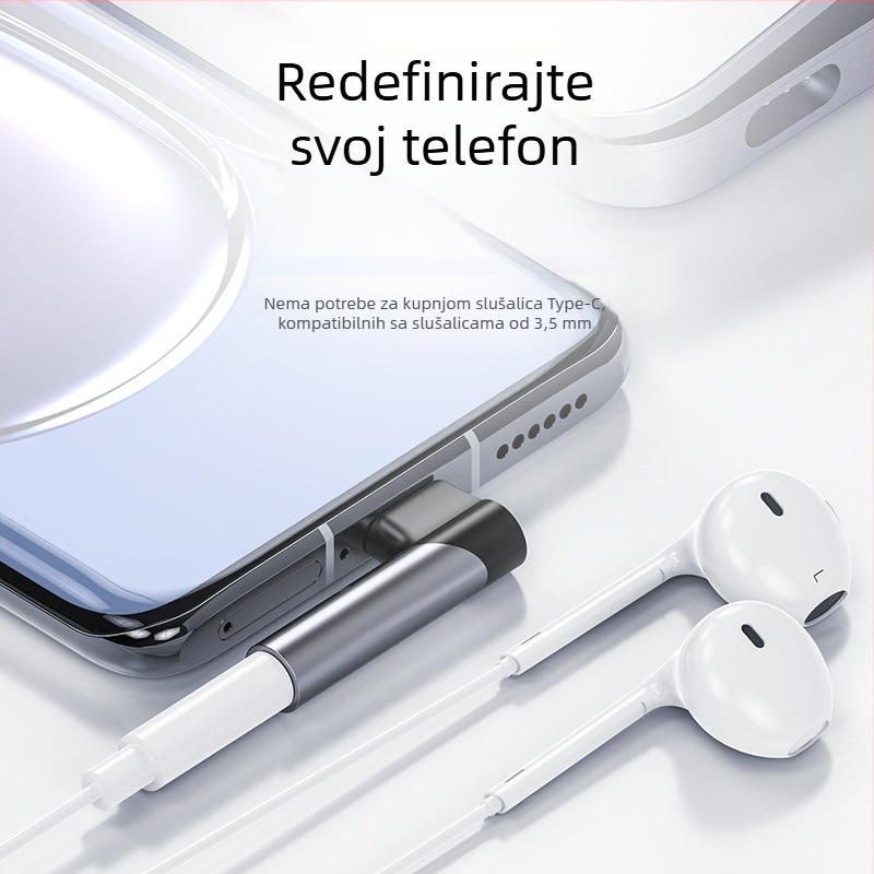 USB-C na 3,5 mm digitalni audio adapter za tablete s pravougaonom izvedbom