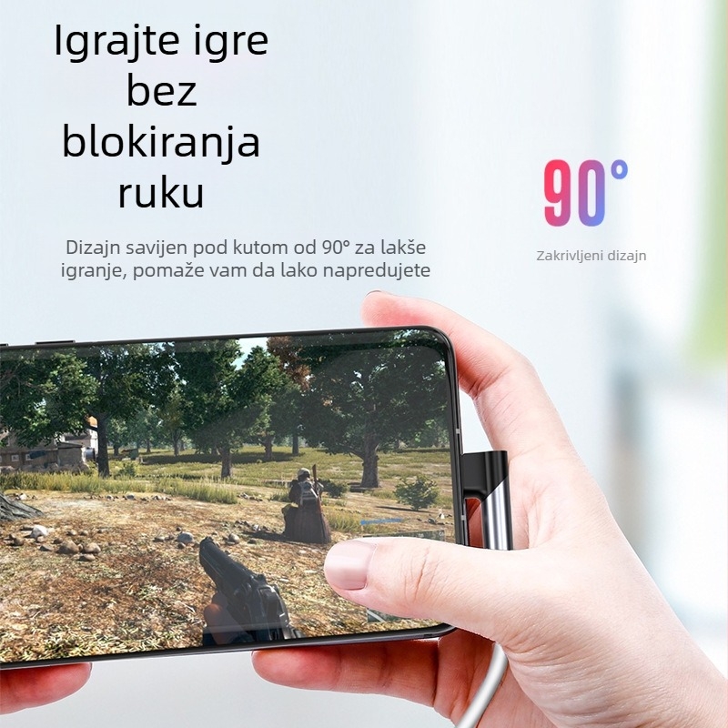 USB-C na 3,5 mm digitalni audio adapter za tablete s pravougaonom izvedbom