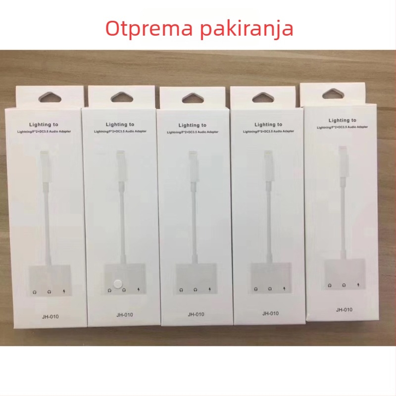 Kabel tri u jedan s 3,5 mm audio i 2-u-1 adapterom za iPhone