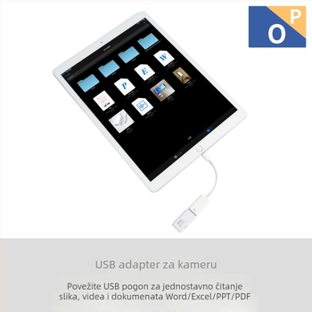 Docking stanica s OTG adapterom za Apple tipkovnicu i miš, 8PIN kompatibilan, model SKYLETTE OP