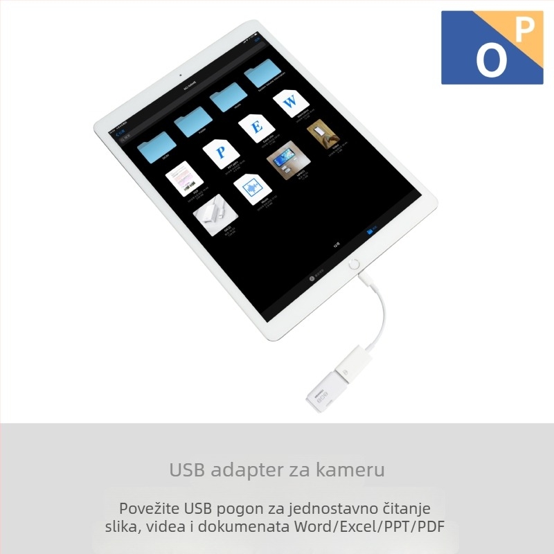 Docking stanica s OTG adapterom za Apple tipkovnicu i miš, 8PIN kompatibilan, model SKYLETTE OP