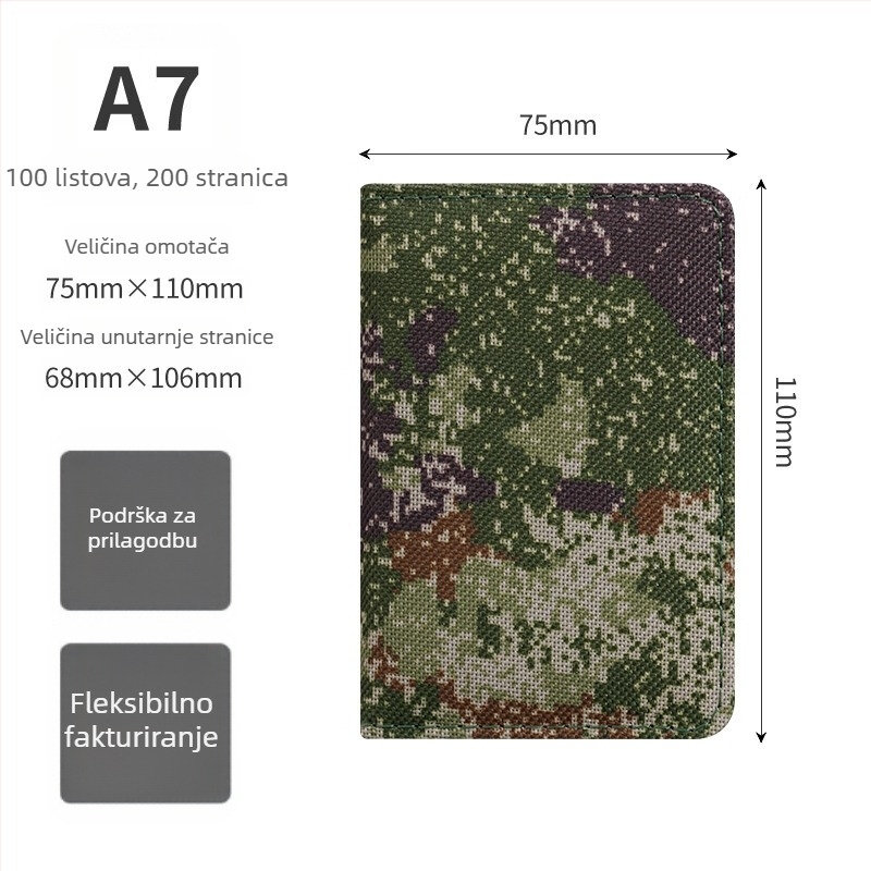 Victory bilježnica, korica od platna, Dowling papir 80 g/m², 100–200 stranica, uredski stil